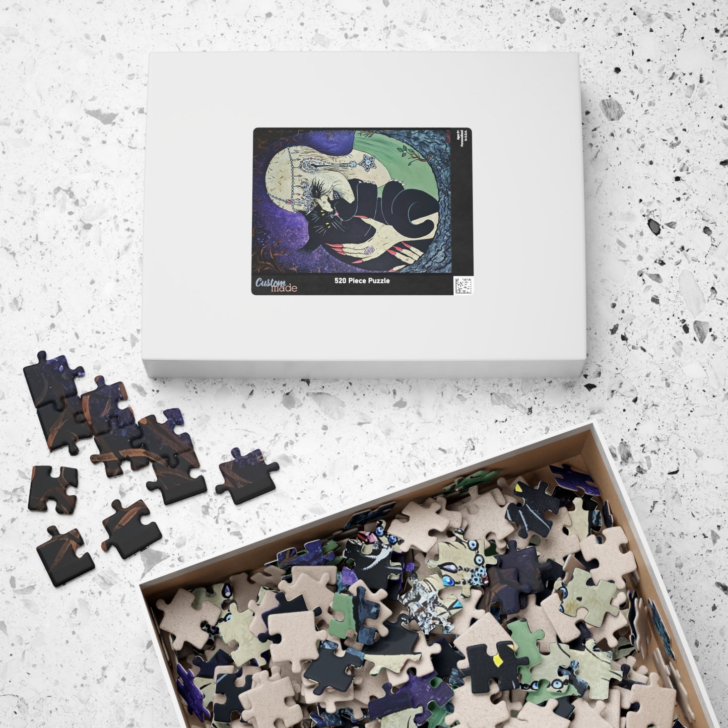 Trickster and Sorceress Share a Tender Moment Jigsaw Puzzle
