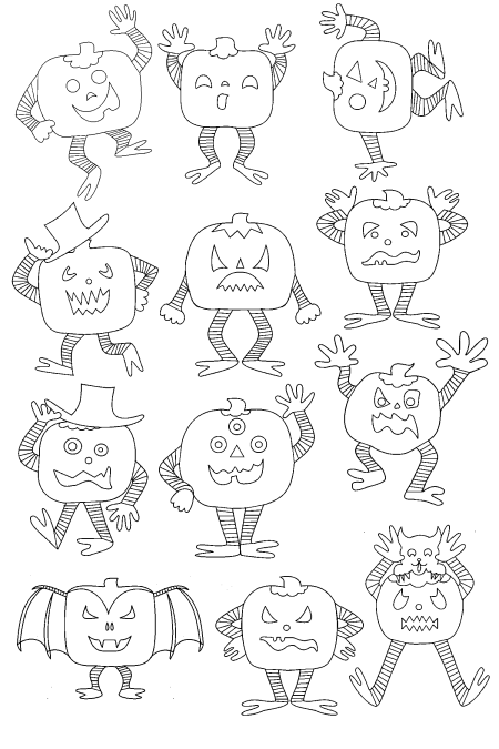 Pumpkin Man Halloween Ornaments