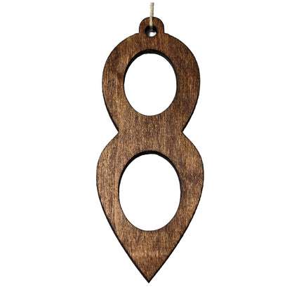Snowflake Mobile Wooden Ornaments