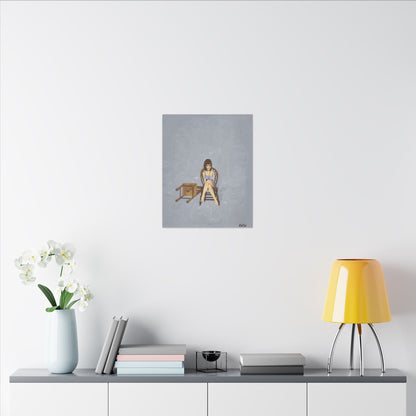 Next?  Matte Stretched Canvas Print