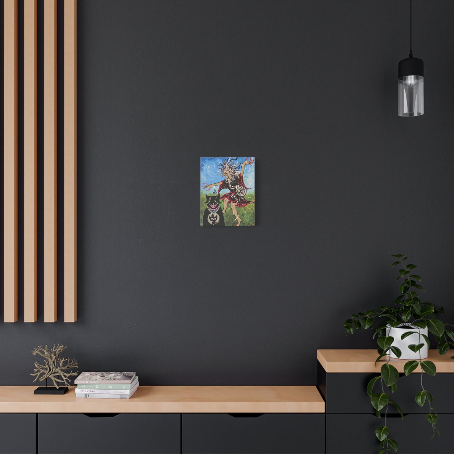 Beauty and the Beast takes a Midnight Ride Matte Canvas
