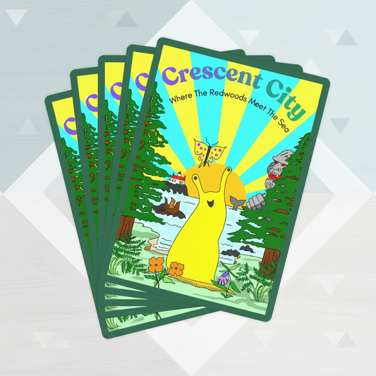 Crescent City Banana Slug Bigfoot Poker Cards