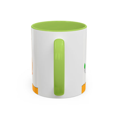 Doodle Diner Accent Coffee Mug - Colorful Whimsical Scribbles Accent Coffee Mug (11/15oz)