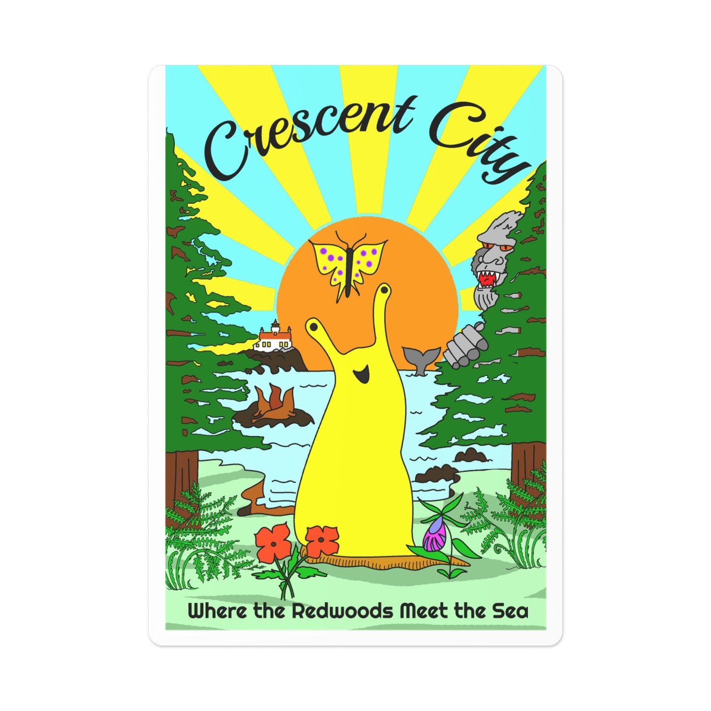 Banana Slug & Bigfoot Poker Cards