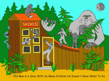 Hello Bigfoot ColorBook