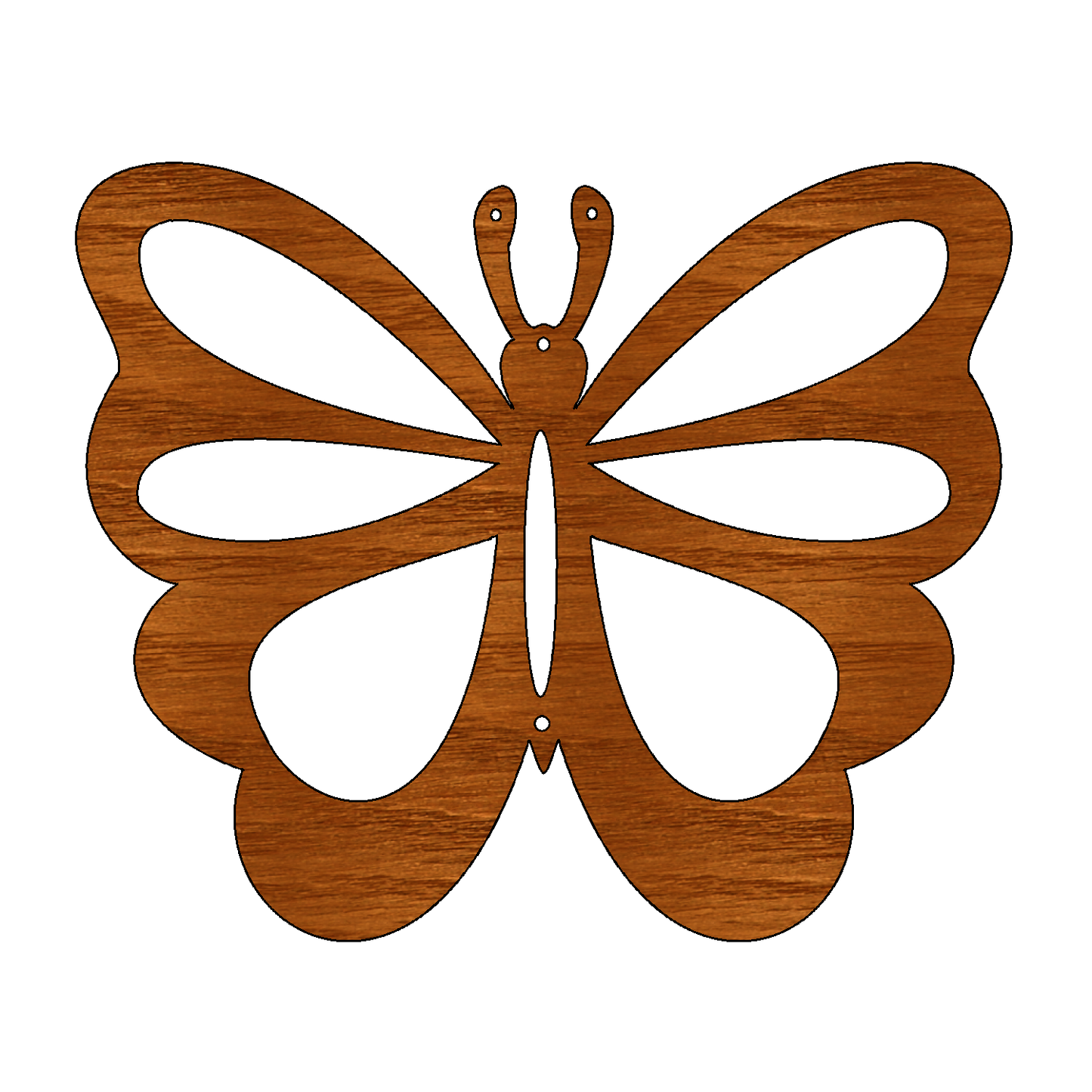 Sunflower & Butterfly Wooden Mobile