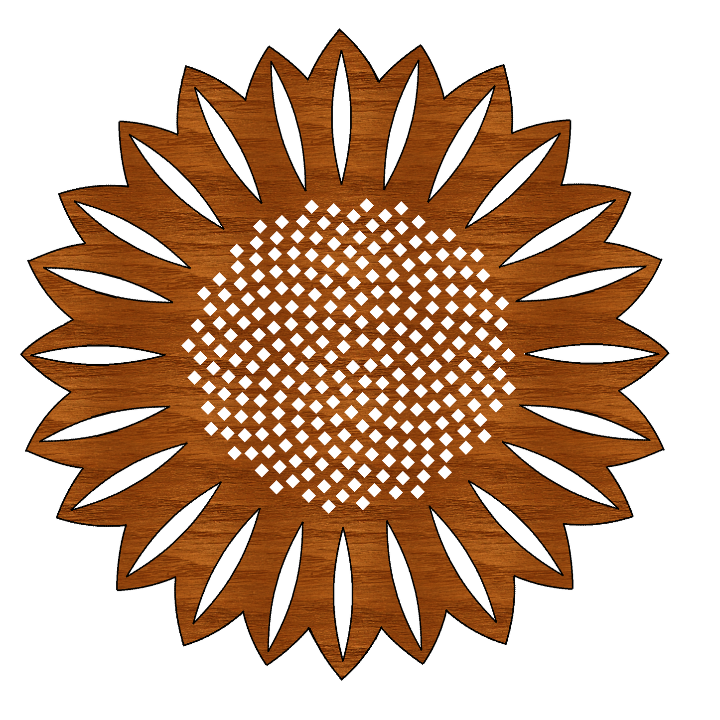 Sunflower & Butterfly Wooden Mobile