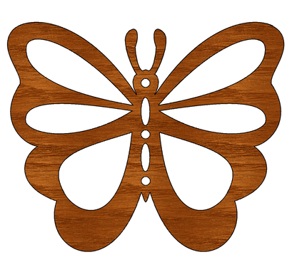 Sunflower & Butterfly Wooden Mobile