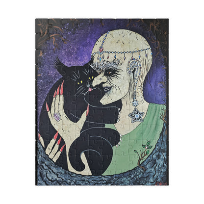 Trickster and Sorceress Share a Tender Moment  Jigsaw Puzzle
