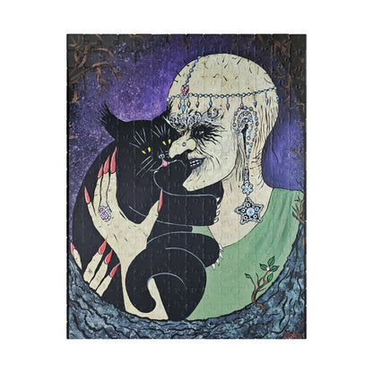 Trickster and Sorceress Share a Tender Moment  Jigsaw Puzzle