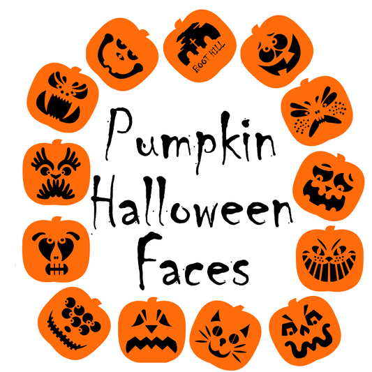 244 Pumpkin Face Laser Vector Patterns