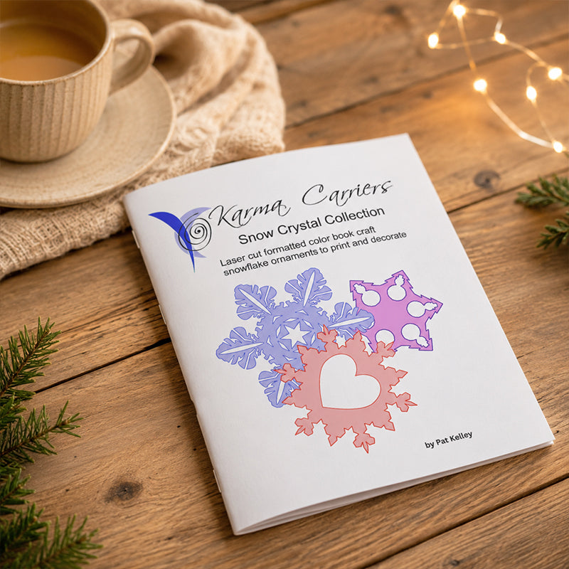 Snow Crystal Coloring Book
