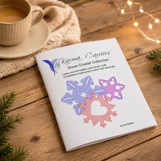 Snow Crystal Coloring Book