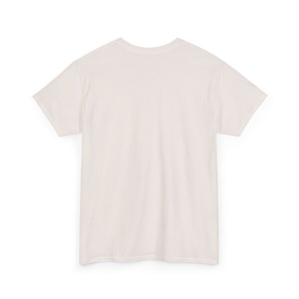 A white t-shirt with the back of it.