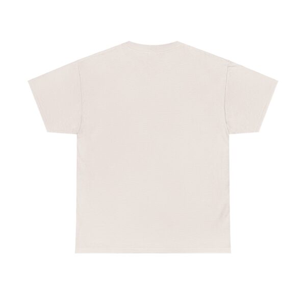 A white t-shirt with the back of it.