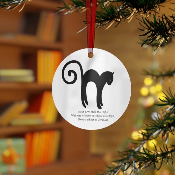 A christmas ornament with the letter n on it.