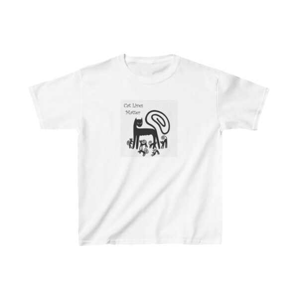 A white t-shirt with an image of a horse.