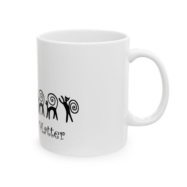 A white mug with the words " it's not a matter ".