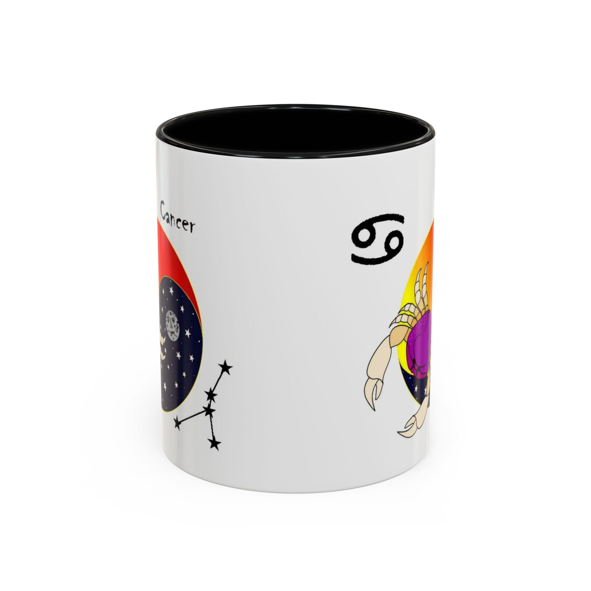 A mug with an illustration of the zodiac sign.