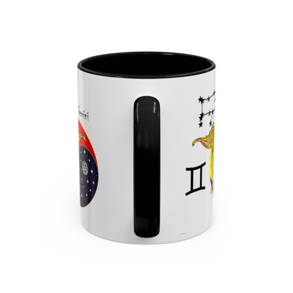 A black and white mug with the words " i am immortal ".